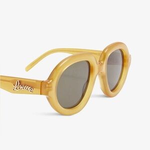 Curvy Logo Round Acetate Sunglasses